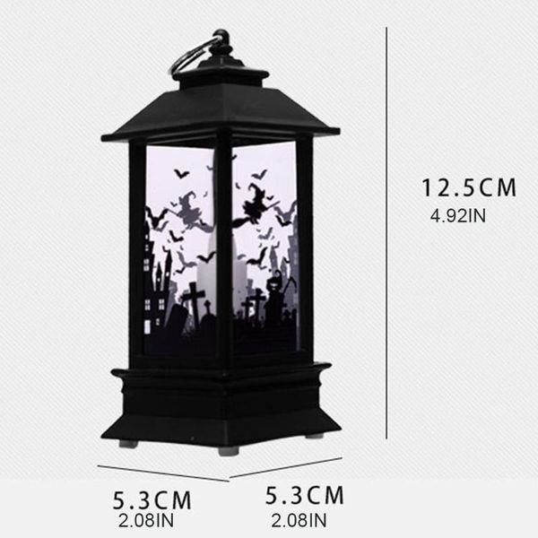 

strings halloween party decoration ornaments scary skeleton pumpkin witch pattern lantern led electronic candle light bar scene layout h