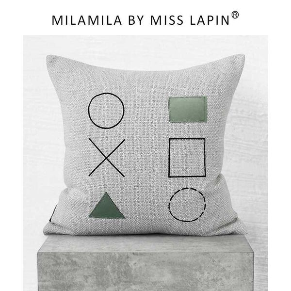 

pillow case miss lapin designer cushion cover bedroom decorative throw
