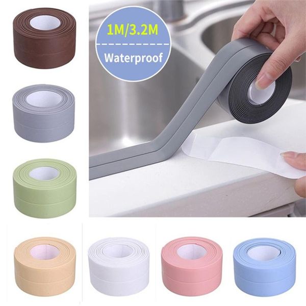 

wall stickers self-adhesive kitchen bathroom sink sticker waterproof anti-moisture oil-proof pvc ceramic tape corner