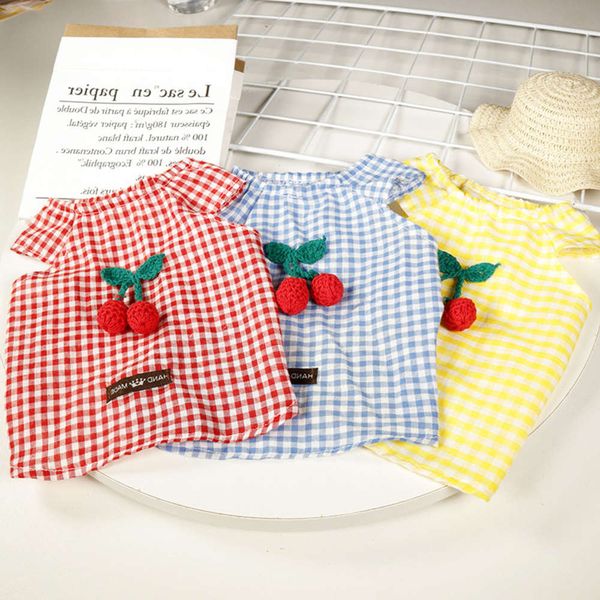 

the dog clothes pet summer korean shirt teddy bear bomei mini dog cat clothes