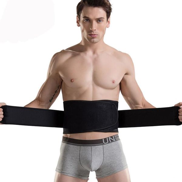 

men's body shapers wholesale neoprene underwear wide belt waist trainer fitness breathable elastic corset cincher, Black;brown