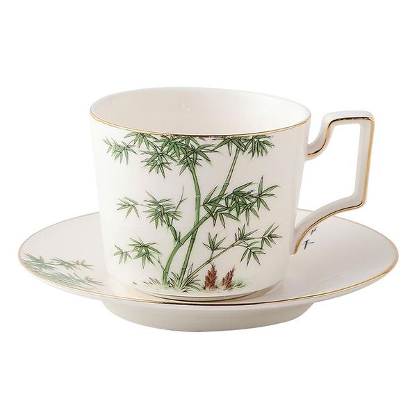 

cups & saucers bone china creative coffee set ceramic european tea and saucer spoon sets simple tasse a cafe porcelain mugs ac50bs