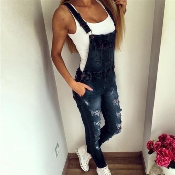 

women's jeans mujer 2021 fashion streetwear denim overalls short pants summer straps sleeveless plus size clothing dropship e16, Blue