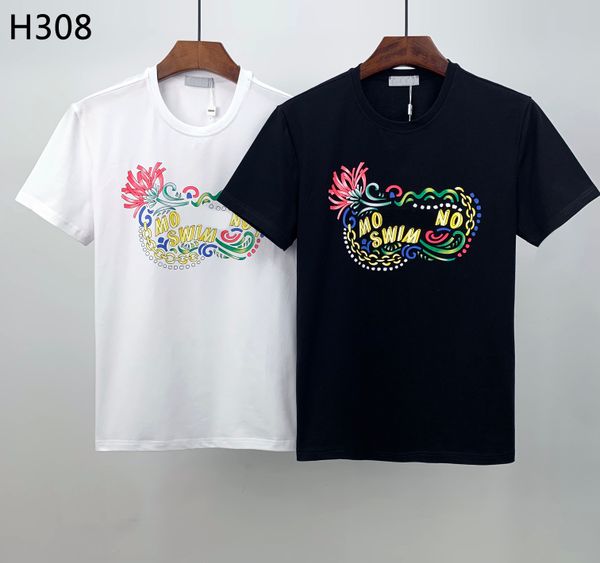 

21ss new mens trend stylist t shirt men s clothing 3d summer tshirt hip-hop women s short sleeve luxurys designer clothes lady casual tee m3, White;black
