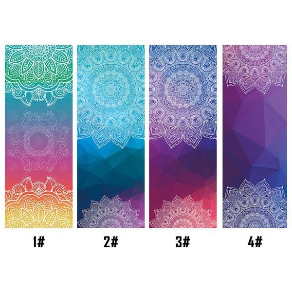 

yoga mats diamond double-sided non-slip sweat-absorbent mat towel printing cloth fitness blanket practice pilates