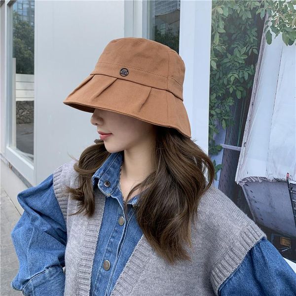 

wide brim hats net red m standard foldable wild basin hat fashion bucket women summer beach sun flat panama fisherman, Blue;gray