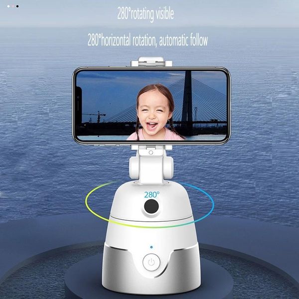 

cell phone mounts & holders rotation face selfie stick object tracking holder camera gimbal for po vlog live video record watch celul