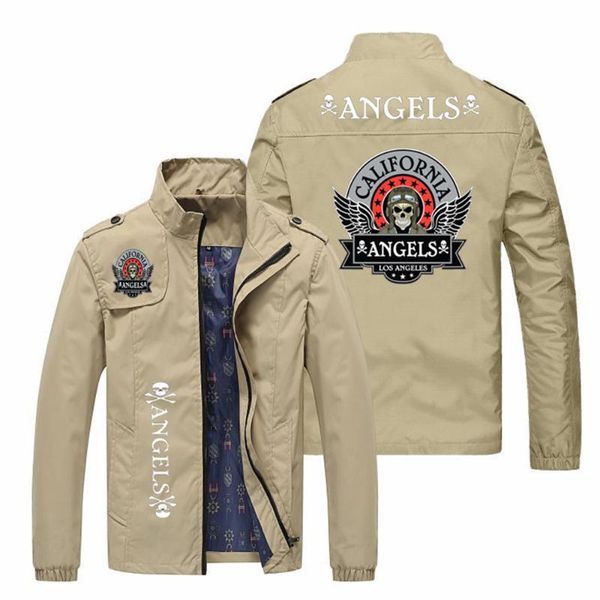 

men's jackets autumn/winter 2021 jacket boutique cardigan stand-up collar long sleeve coat outdoor training cycling large siz, Black;brown