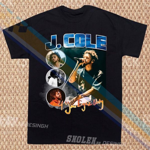 

inspired by j cole 4 your eyez only dreamville t shirt hip hop rap limited tour men's t-shirts, White;black