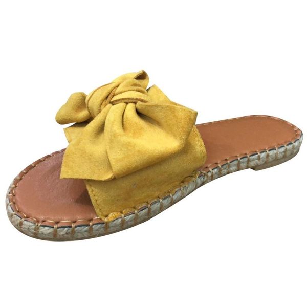 

slippers vogue women summer butterfly-knot flat beach open toe shoe fashion round gladiator roman for outside mar 13, Black