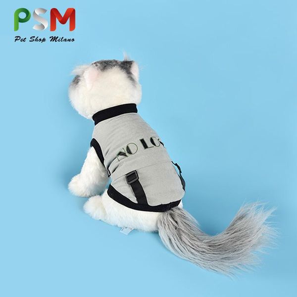 

dog and cat clothes autumn winter padded strap vest buckskin costumes for small dogs pet apparel