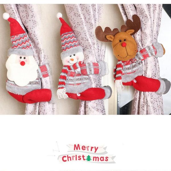 

party masks christmas dolls santa claus snowman deer cute toys xmas doll gift for kids red pedant ornament holiday decoration