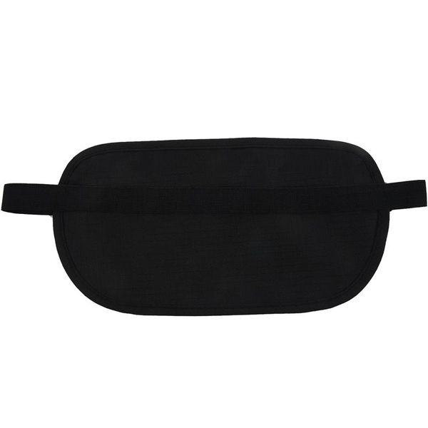 

waist bags travel pouch for passport money belt bag security wallet black