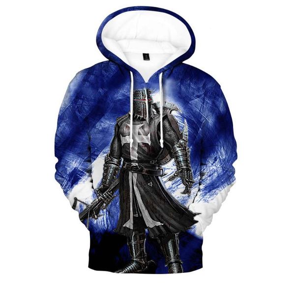 

men's hoodies & sweatshirts men women sweatshirt 3d print knights templar hoodie clothes boy girls hooded tracksuits, Black