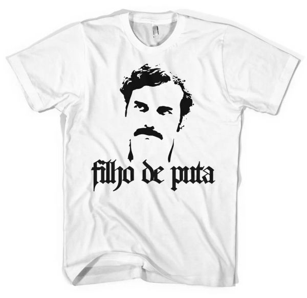

Narcos Pablo Escobar Unisex T Shirt All Sizes All Colours, White;black