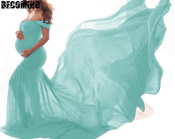 

maternity dresses pregnant for po shoot pography dress props maxi women clothes 1700000, White