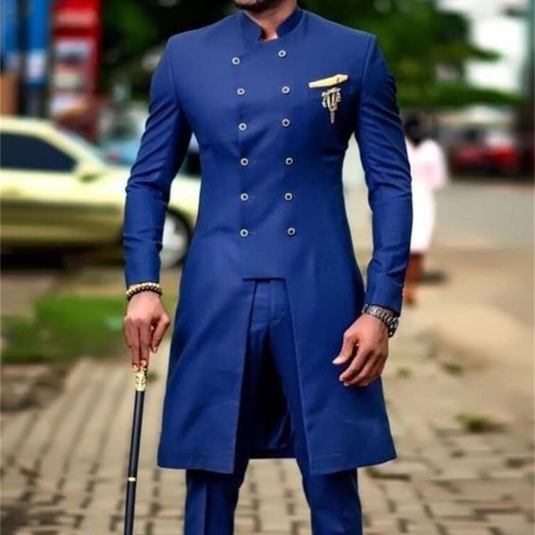 

men's suits & blazers recent mandarin lapel double-breasted 2 male suit male tux wedding dress man blazer jacket prom appq, White;black