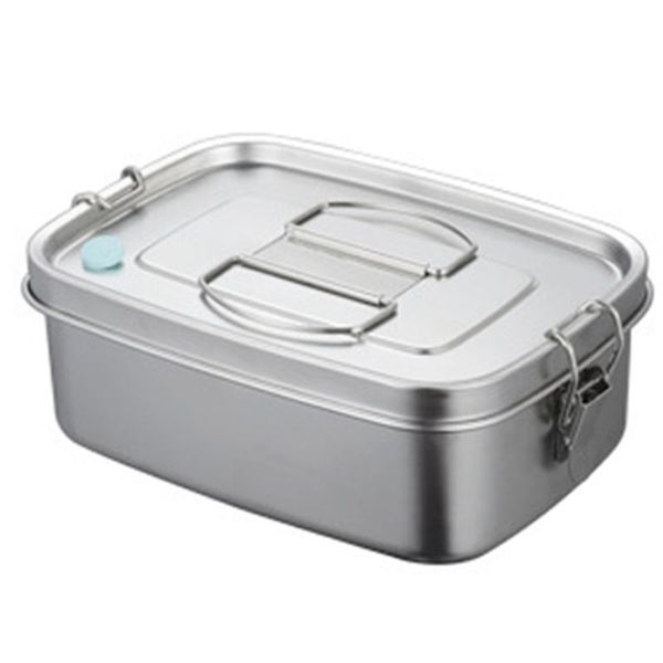 

dinnerware sets storage 2 layers large capacity stainless steel portable for kids adults kitchen container lunch box sandwich