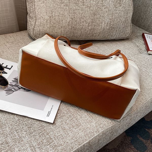 

bag for women fashion casual tote designer handbags canvas letter shoulder bag female large capacity shopping bag m