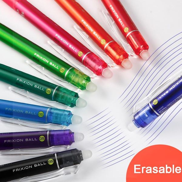 

gel pens 8 color pen 0.5mm erasable refills colorfulcreative drawing tools student writing office stationery