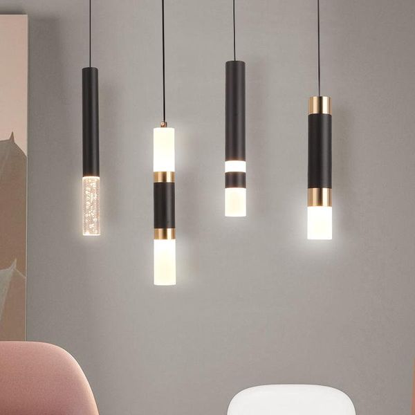 

simple pendant lamp dining room light bedroom living roon lighting stick fashion lamps