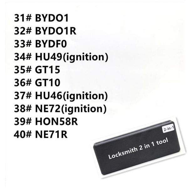 Lettori di codici Strumenti di scansione Fabbro 2 in 1 BYDO1 BYDO1R BYDF0 HU49 GT15 GT10 HU46 NE72 HON58R NE71R, fabbro per tutti i tipi