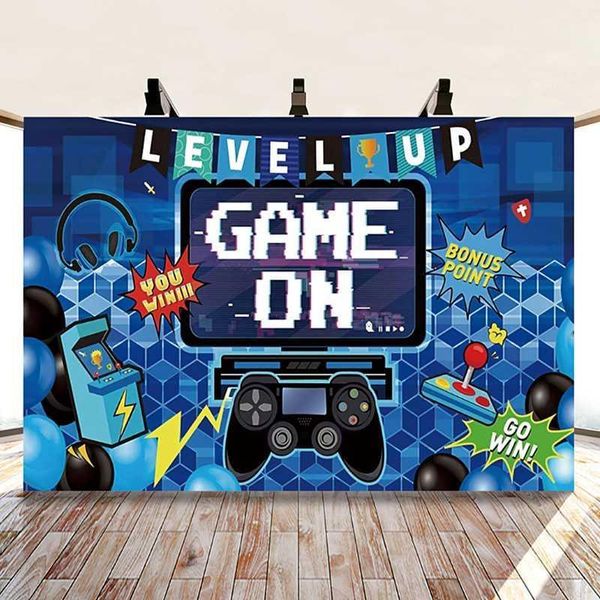 

party decoration happy children's day po background pophone game theme console cartoon pography backdrops studio shoots for