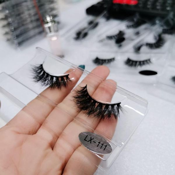 

false eyelashes lx series 68-97 handmade strip wholesale price real mink short lashes