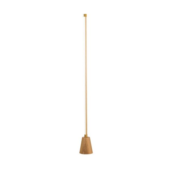 

arrival modern simple creative wood floor lamps living room bedroom bedside log / walnut color led standing