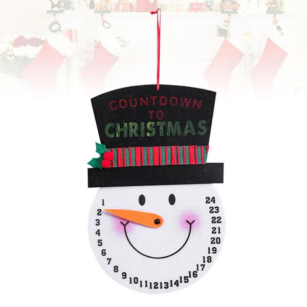 

storage boxes & bins 2pcs christmas hanging ornament snowman calendar home decoration party supplies