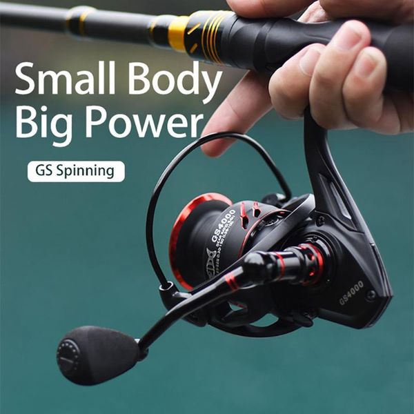

baitcasting reels innovative metal spool water resistance spinning reel 5.0:1 10kg max drag power fishing for bass pike smooth