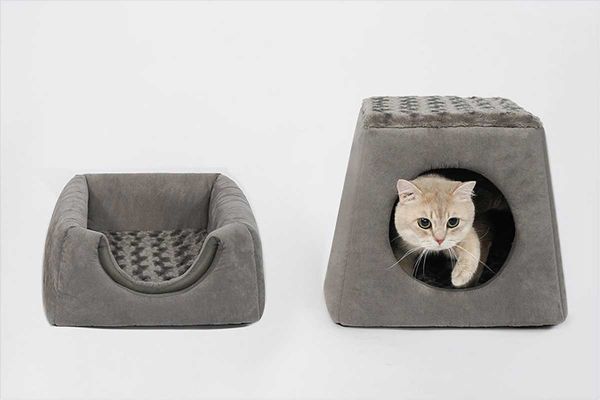 

cat's nest all year round foldable small dog's cat house products net red pet beds & furniture