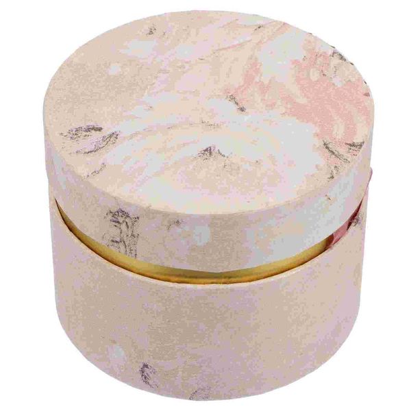 

gift wrap 1pc round candy storage box wedding paper flannel sweets party supply