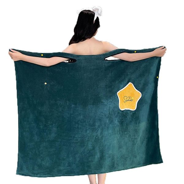 

towel bath microfiber hand hair towels wearable soft chic beach for adults autumn el home bathroom gifts women bathrobe