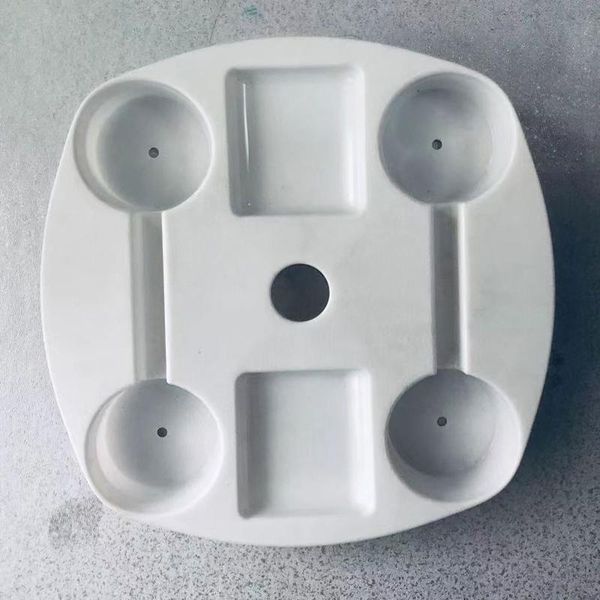 

pool & accessories beach umbrella table tray with 4 cup holders chair side food drinking snack cups for garden swimming holder