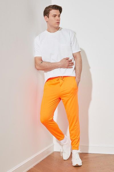 

running pants trendyol male sweatpants tmnss21ea0181, Black;blue