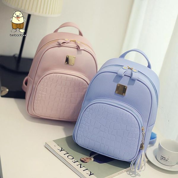 

outdoor bags beibaobao stone sequined female preppy style small backpack women leather school for teenager girls