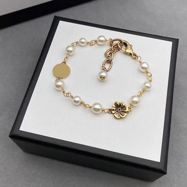 

fashion flower pearl women's chain necklace bracelet earrings with gift box 71127a, Black