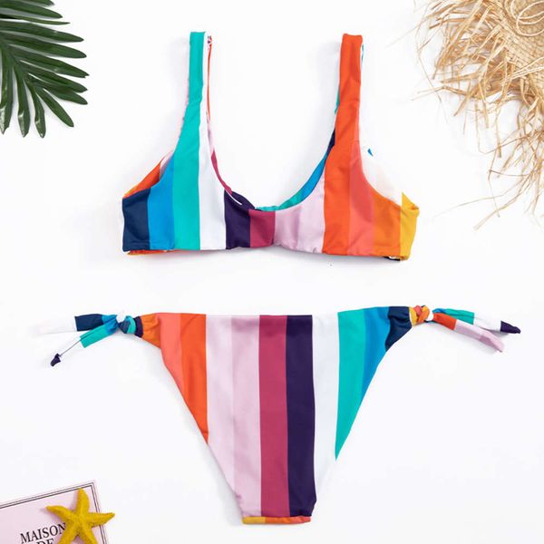 

swimsuit fashion digital printing women's split swimsuit, White;black