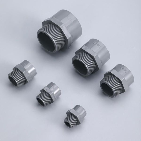 

watering equipments 1pcs of pvc hose connector garden fittings threaded reducing nipple ibc tank valve adapter