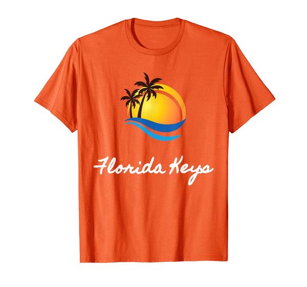 

Florida Keys tropical island sunset souvenir shirt, Mainly pictures