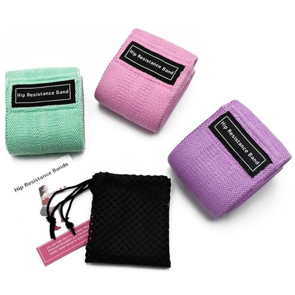 

pieces/lot sport yoga resistance bands exercise set fitness hip circle loop work out equipment for legs thigh