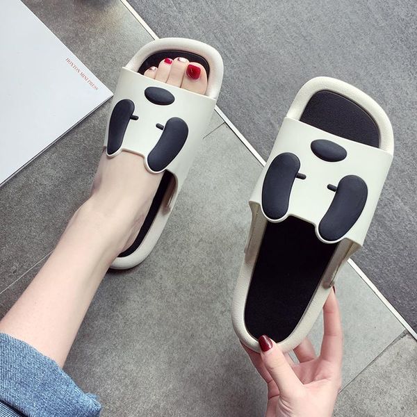 

slippers mooregood summer 2021 ladies shoes outside flat sandals, Black