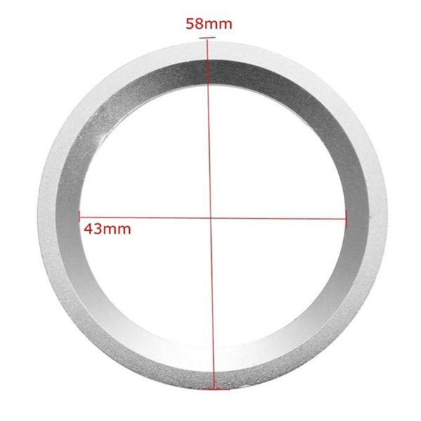 

interior decorations sticker fashion easy install styling accessories protective frame aluminum alloy car anti scratch steering wheel ring
