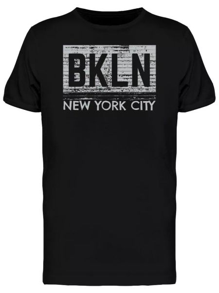 

quote typoal bkln new york city men's tee -image by shutterstock, White;black