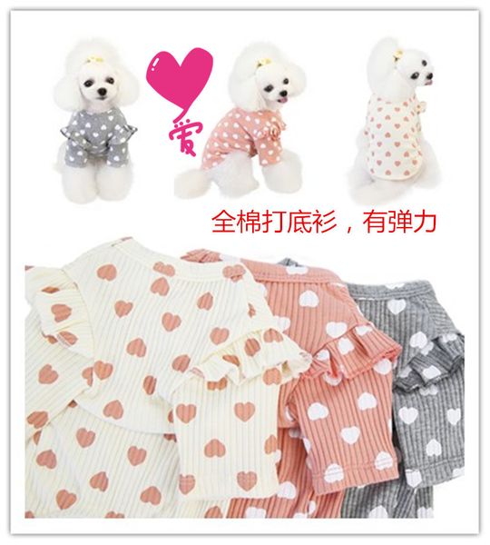 

dog cloth winter pet dog autumn love bottom shirt