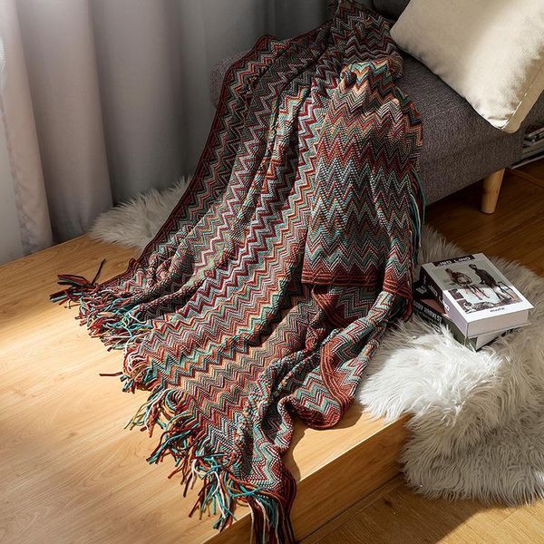 

summer air conditioning quilt blanket office nap bed end nordic thick sofa blankets1