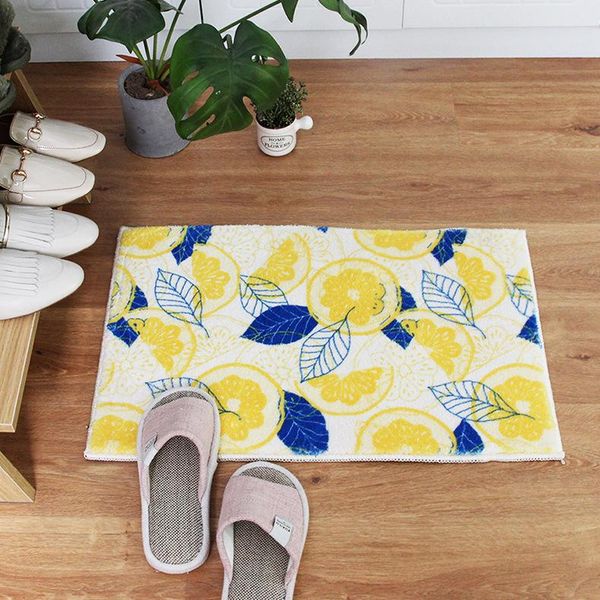 

carpets household ground mat rectangle pattern thick water absorption non-slip shower room entrance door durable modern carpet