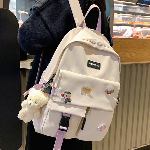 

fashion school backpack for teenager girls women kawaii leisure bag travel shoulder cute laprucksack mini
