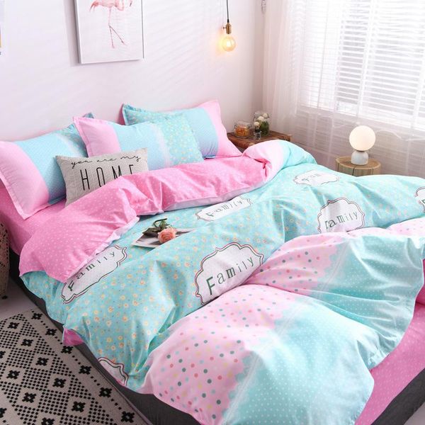 

bedding sets cute warm set nordic double twin bedspread duvet cover home decor bed linen bedclothes 4pcs